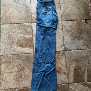 7 For All Mankind Blue Flare & Wide Leg Jeans